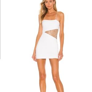 superdown Cia Mini Dress  NEW XS white